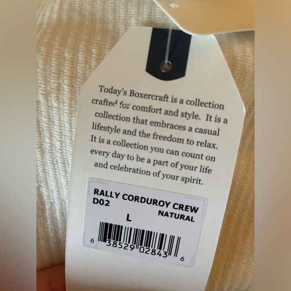 Boxercraft Rally Corduroy Crew - Picture 3 of 8